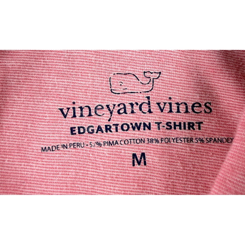 Vineyard Vines Edgartown Hooded T-Shirt Pink Whale Logo Long Sleeve Womens M - Picture 3 of 8